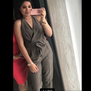 Express Olive green jumpsuit